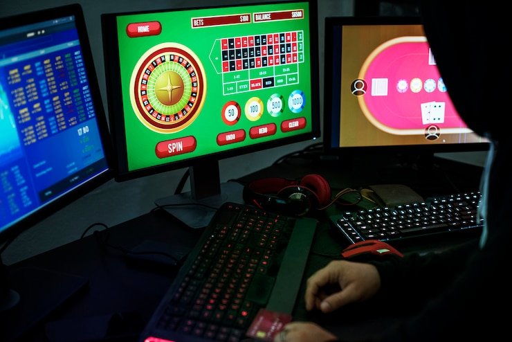 Pengguna menikmati permainan kasino online dengan fitur keamanan tinggi